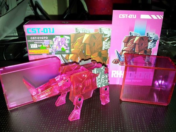 Keith's Fantasy Club CST 01GTO Rhinohorn Pink Energon Version Now Available  (2 of 2)